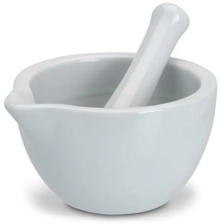 Porcelánový mažiar White, 10x6 cm