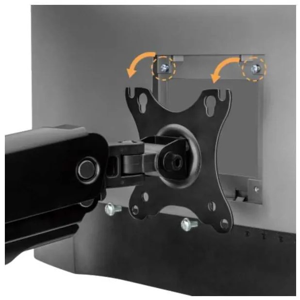 Držiak na monitor Brateck LDT60-C012 Heavy Duty, 1 rameno, čierna