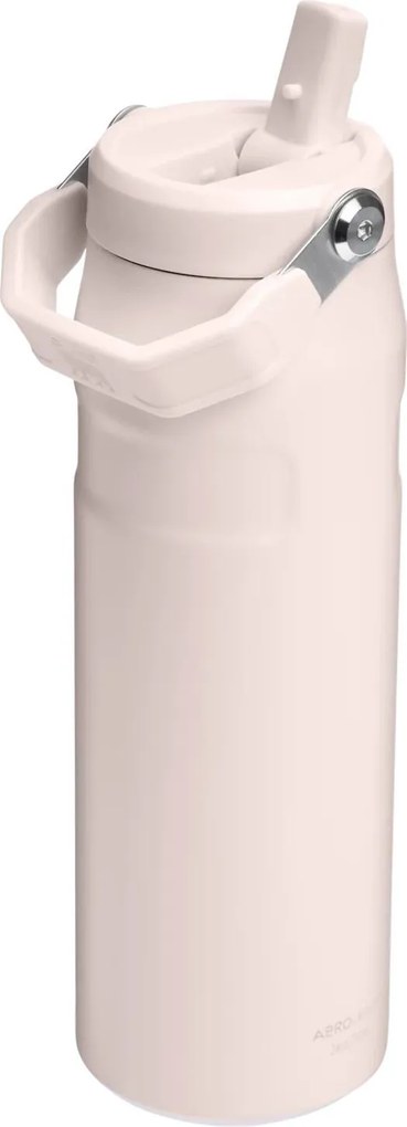 Termo fľaša na vodu so slamkou IceFlow 700 ml ruženín