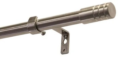 Gardinia Roztiahnuteľná garniža oceľ Valec, 120 - 210 cm
