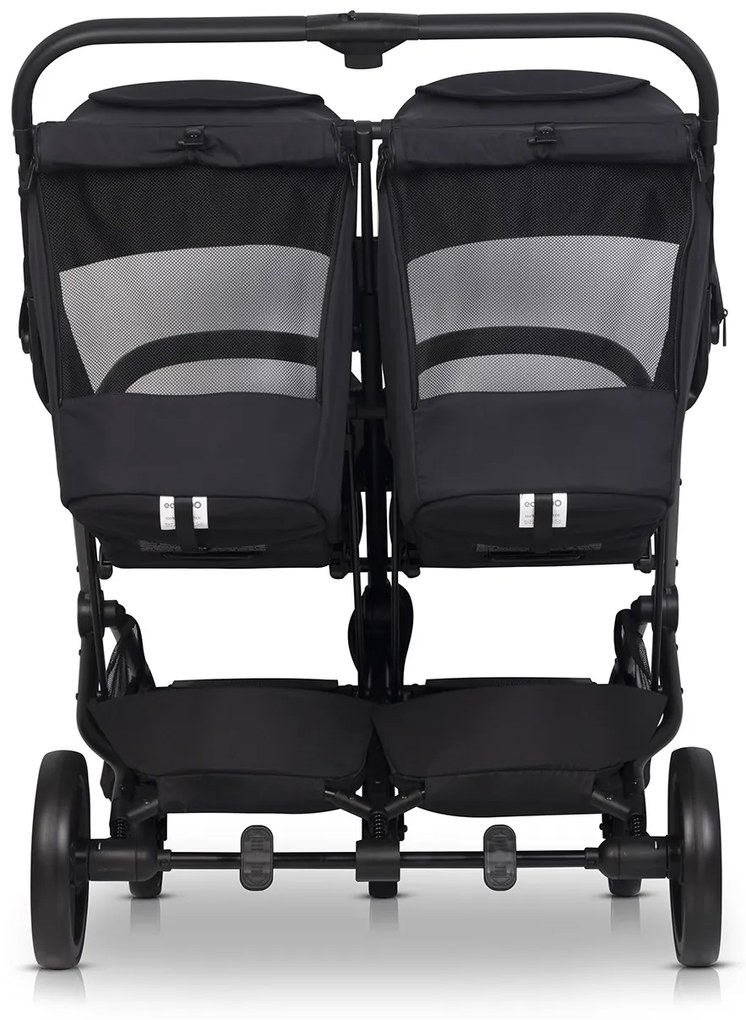 Súrodenecký kočík EasyGo Echo Ebony Black
