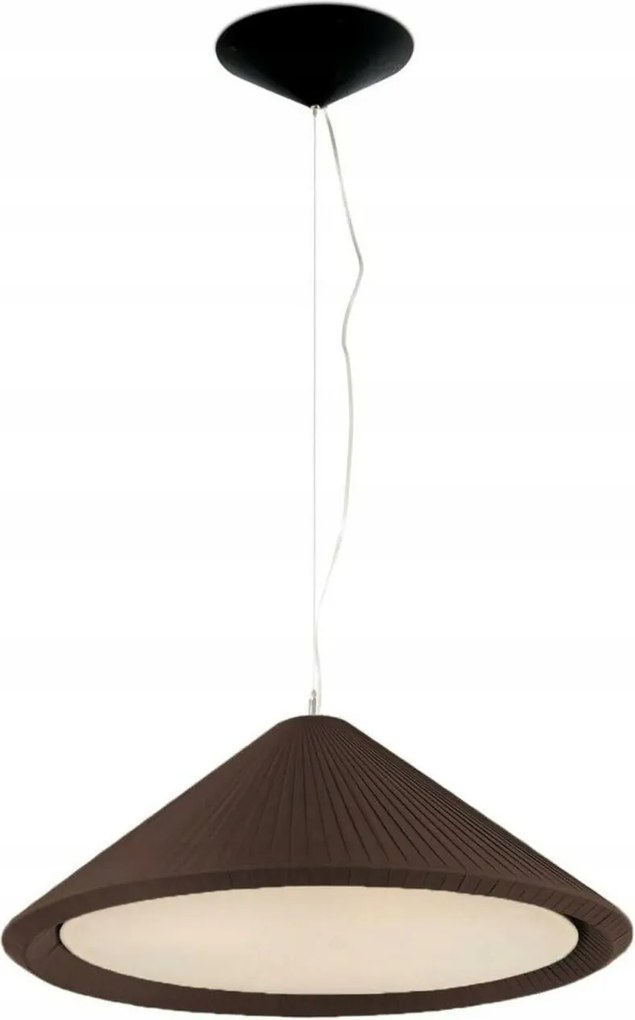 Faro Saigon In 700 závesné svietidlo hnedá, dizajnové, priemer 70 cm