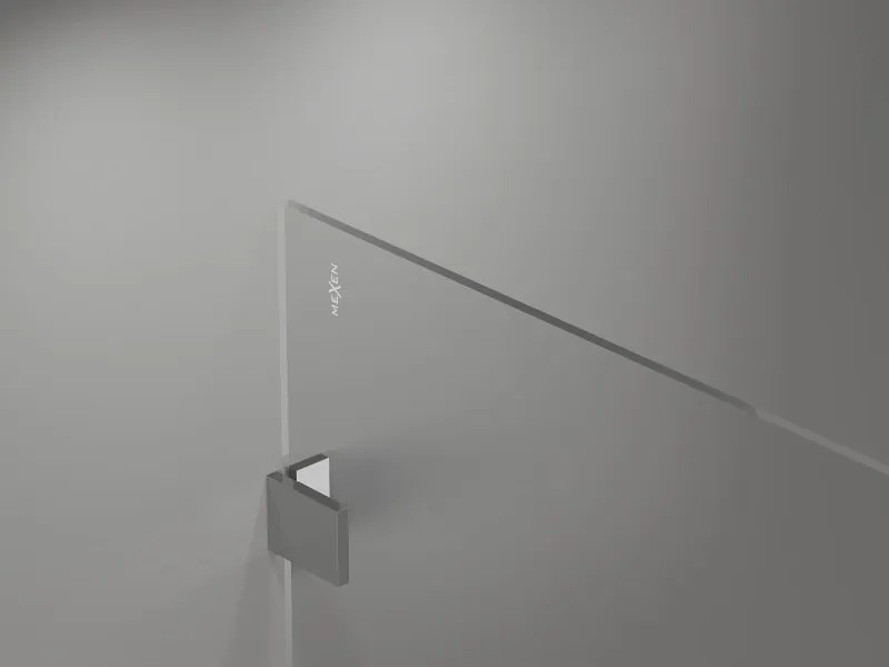Mexen Lunar sprchová stena ľavá 120 x 200 cm, 8mm číre sklo, chrómová, 830-120-000-01-00-L