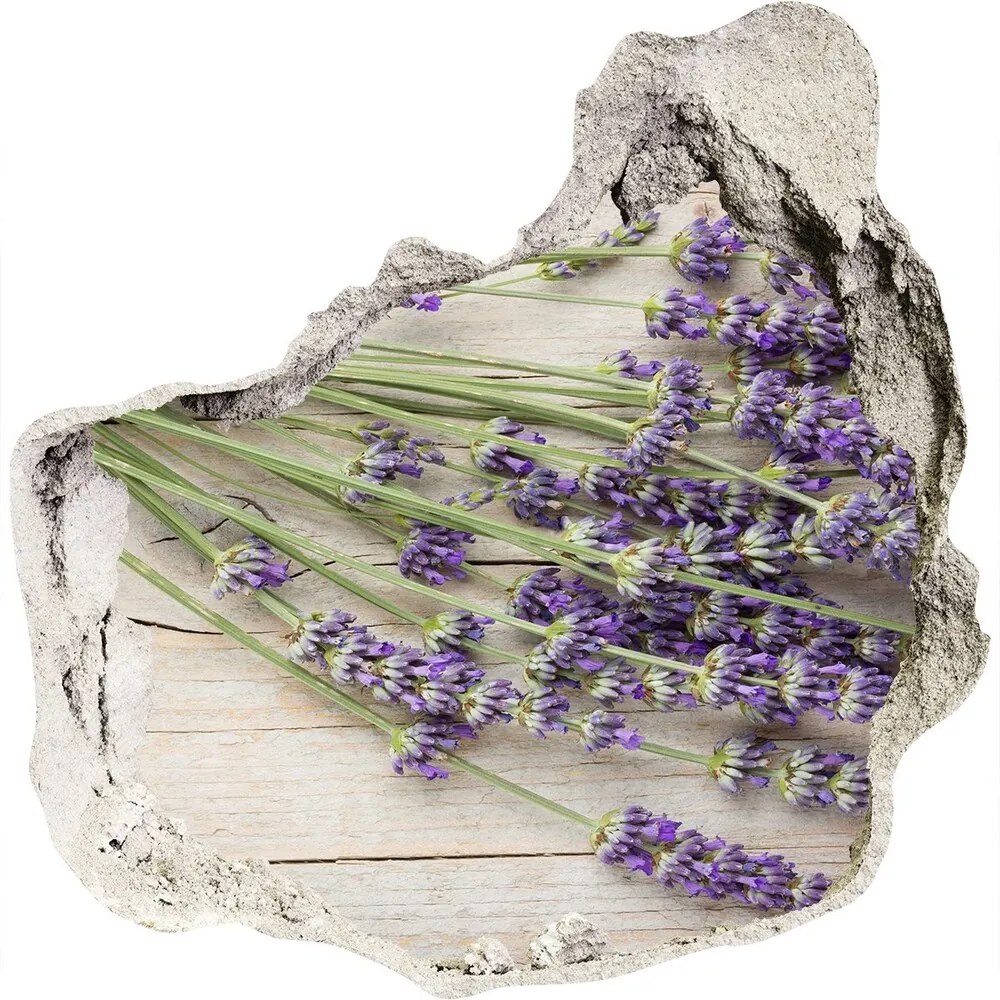 Nálepka 3D diera na stenu Lavender v hrnci nd-p-114001511