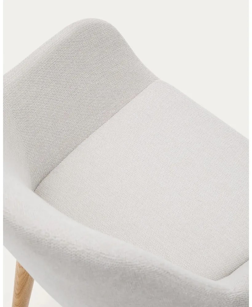 Béžové čalúnené jedálenské kreslo Konna – Kave Home