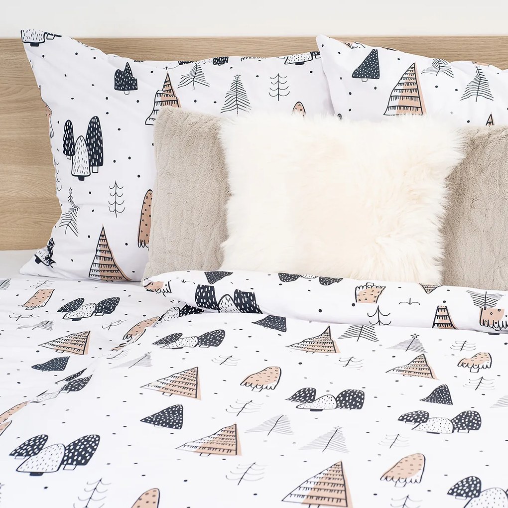 4Home Bavlnené obliečky Frugal Winterland, 220 x 200 cm, 2 ks 70 x 90 cm