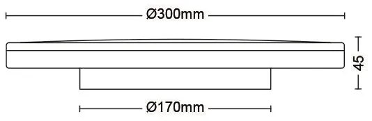 Philips- LED Stmievateľné stropné svietidlo OZZIET SCENE SWITCH LED/18W/230V 4000K