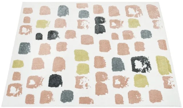 Detský koberec LIMA M038A krémový / ružový