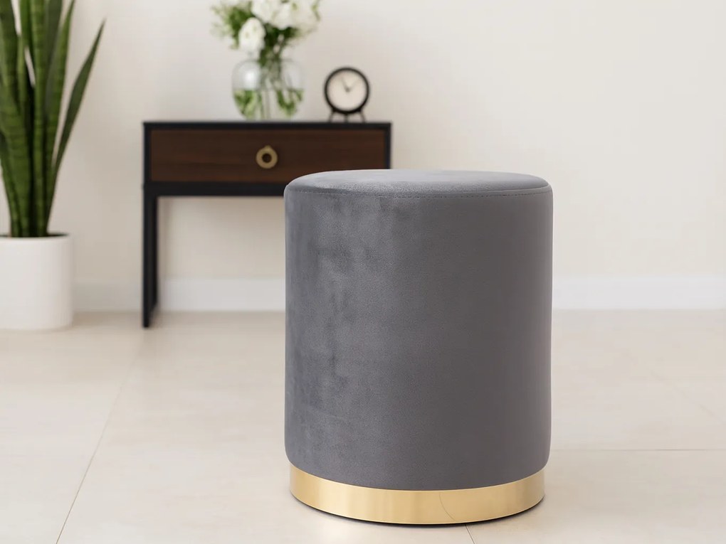 CH Taburetka Lena II - tmavosivá