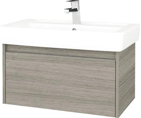 Kúpeľňová skrinka s umývadlom Dřevojas Bono 74,5x39 cm Cafe umývadlo Q 203344