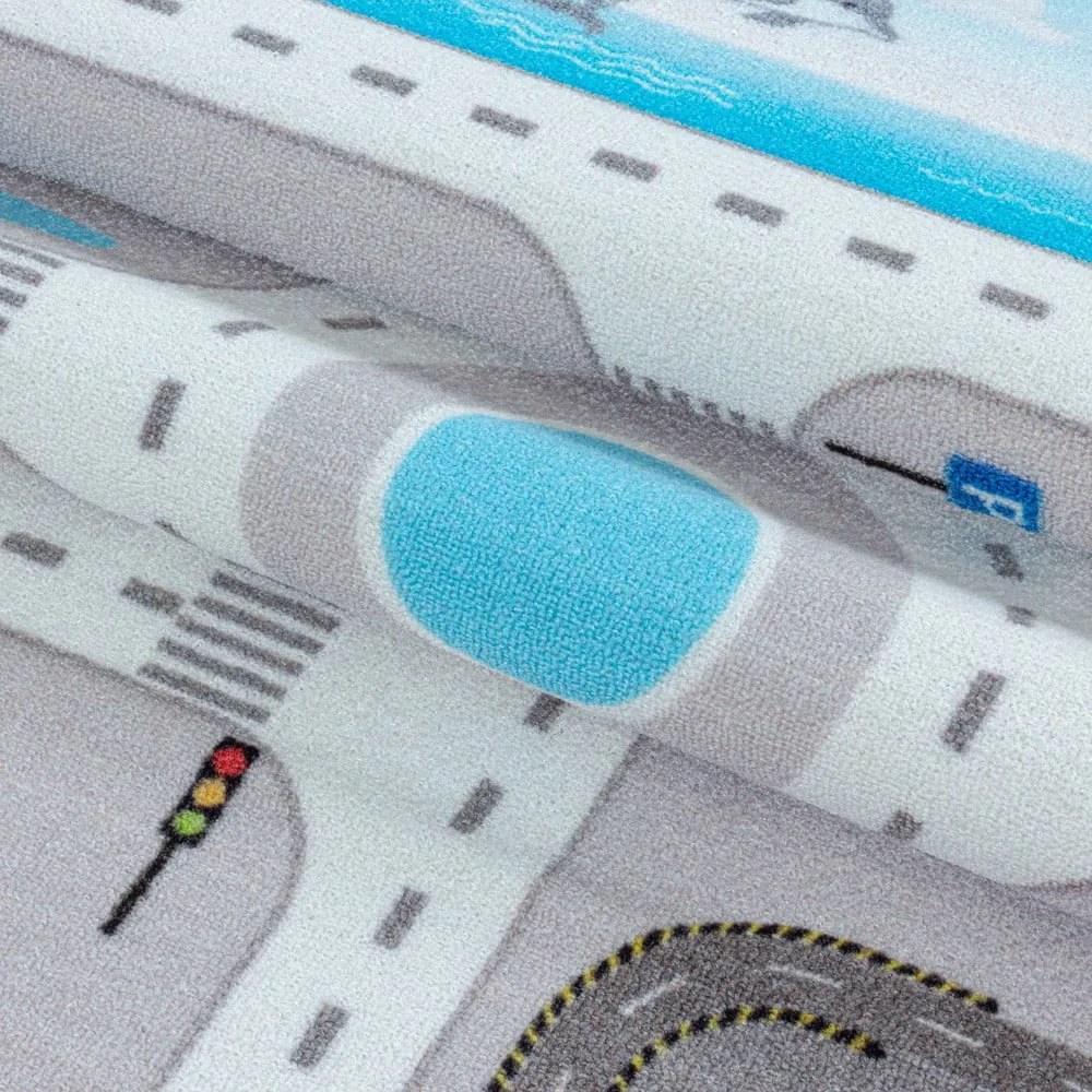 Sivý detský koberec 80x120 cm Play – Ayyildiz Carpets