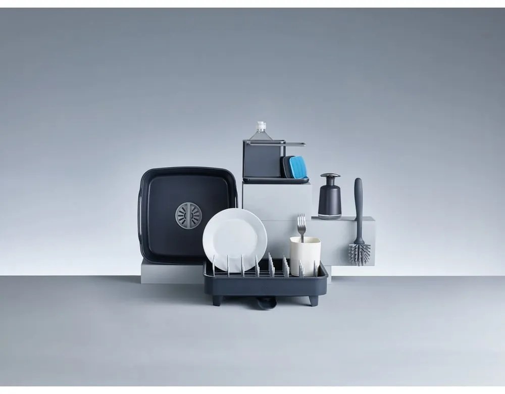 Sivý nastaviteľný odkvapávač Joseph Joseph Extend