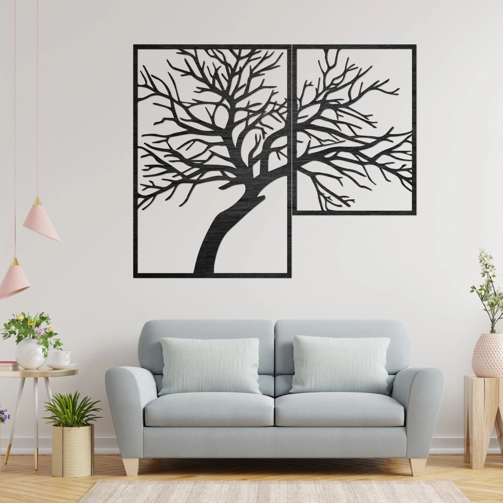 Viacdielny drevený obraz s motívom stromu | TERCHA: Preglejka Topoľ - Honey 3071 60 x 40 cm 3828-84637 PR0221