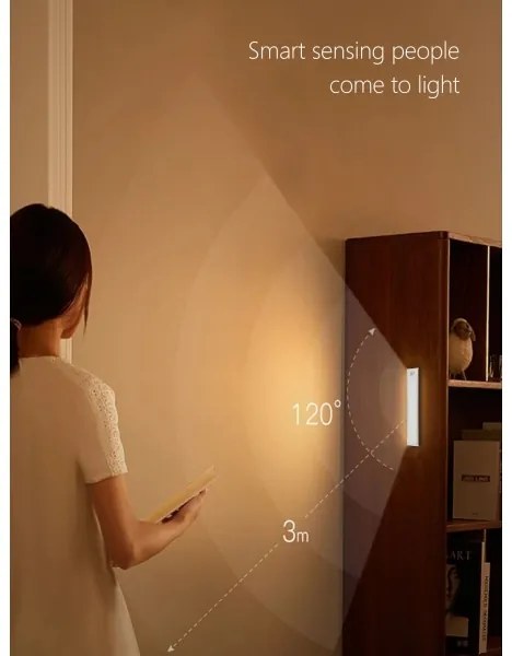 LED Podlinkové svietidlo CABINET-4 s PIR senzorom LED/1,5W/230V 1100mAh 4000K