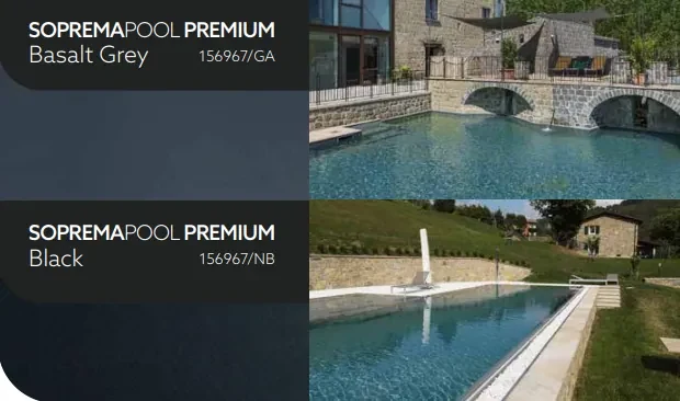 Bazénová fólia 1,5 mm SOPREMA PREMIUM - Black