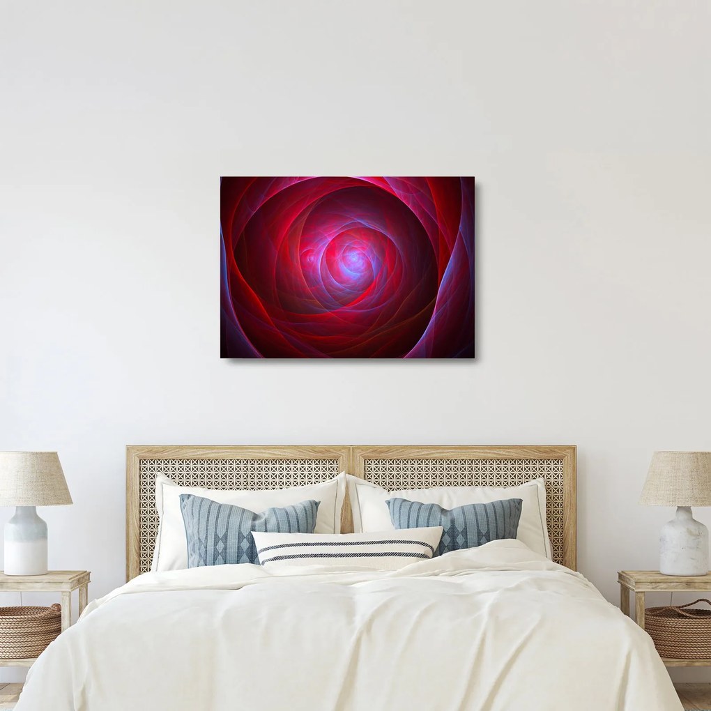 Abstraktný sklenený obraz očí (70x50 cm)