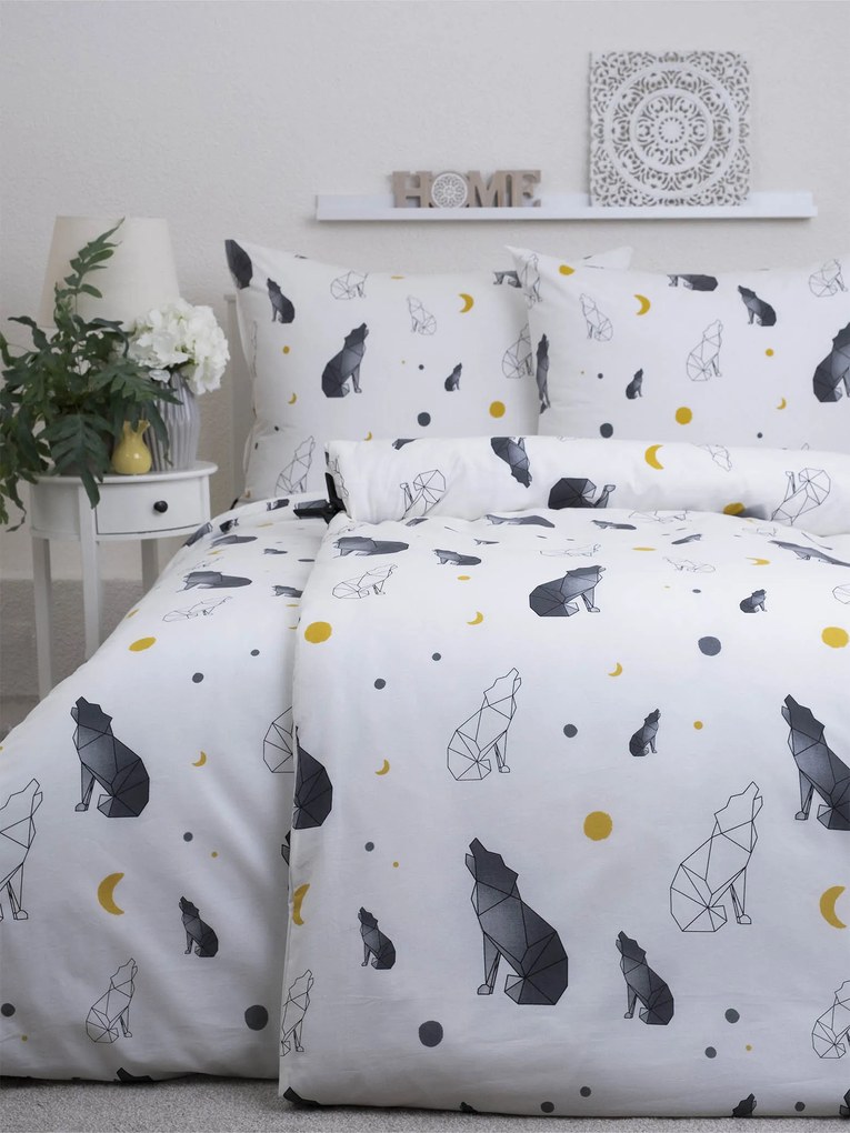 Francúzske bavlnené obliečky Renforcé – Vlky