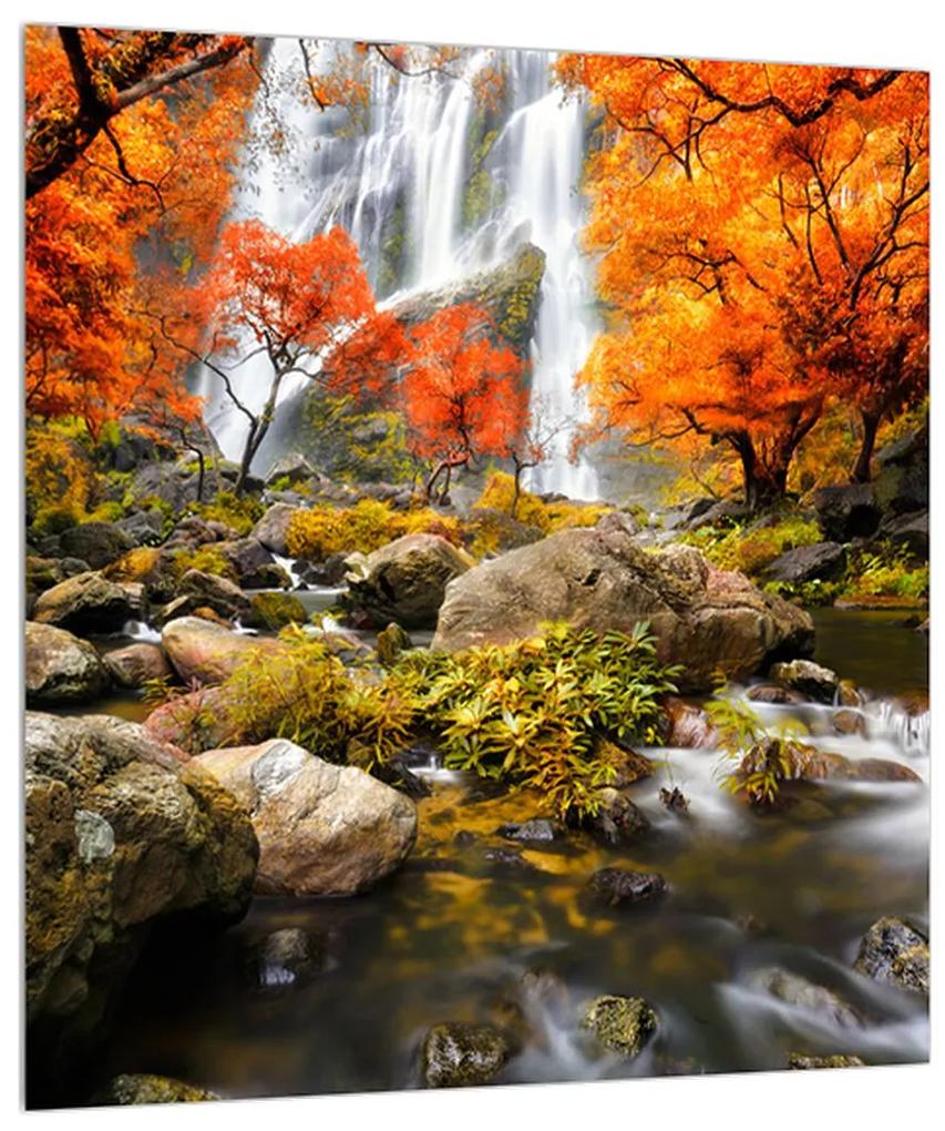 Obraz jesennej krajiny (30x30 cm)