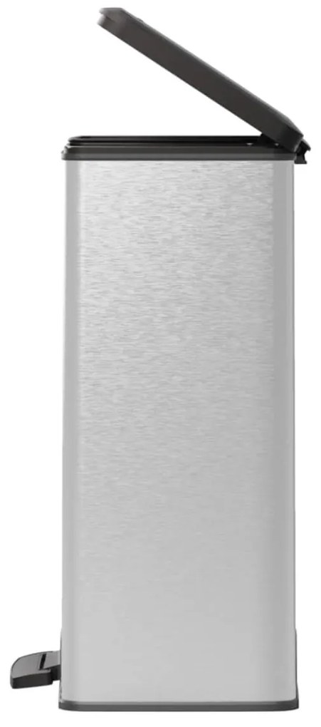 Curver Odpadkový kôš DECO BIN 65L, strieborný