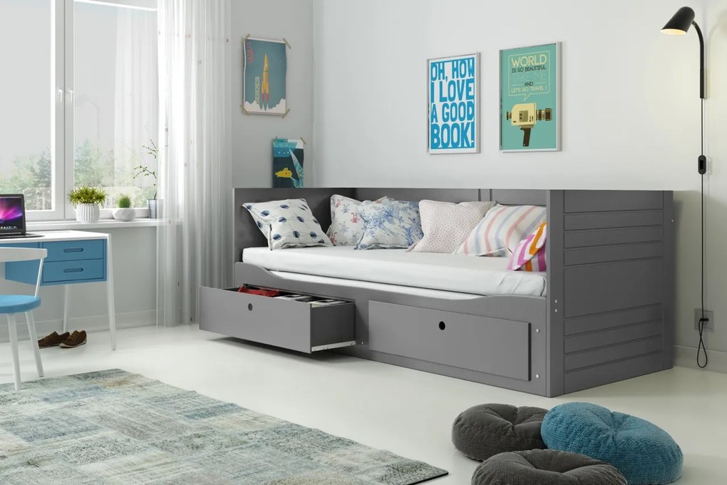 Rozkladacia posteľ HERMES 2 200x80 grafit