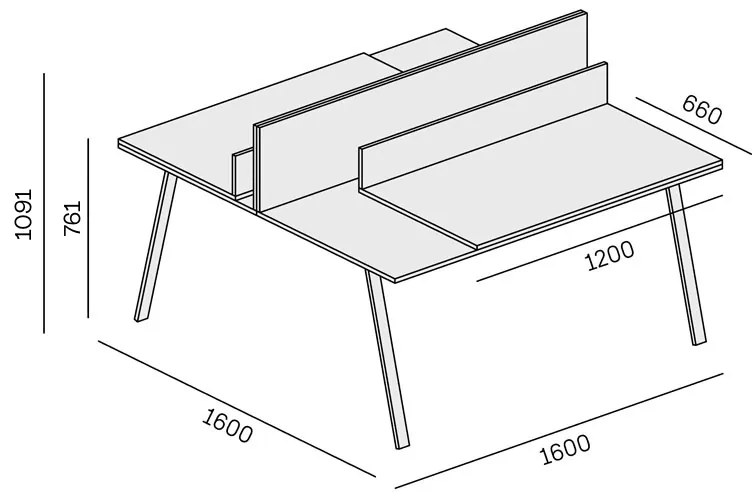 PLAN Kancelársky písací stôl DOUBLE LAYERS, posuvná vrchná doska, s prepážkami, biela/sivá