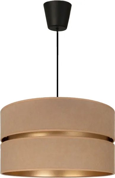 Brilagi - Luster na lanku DUO-DUO 1xE27/60W/230V pr. 40 cm béžová/zlatá