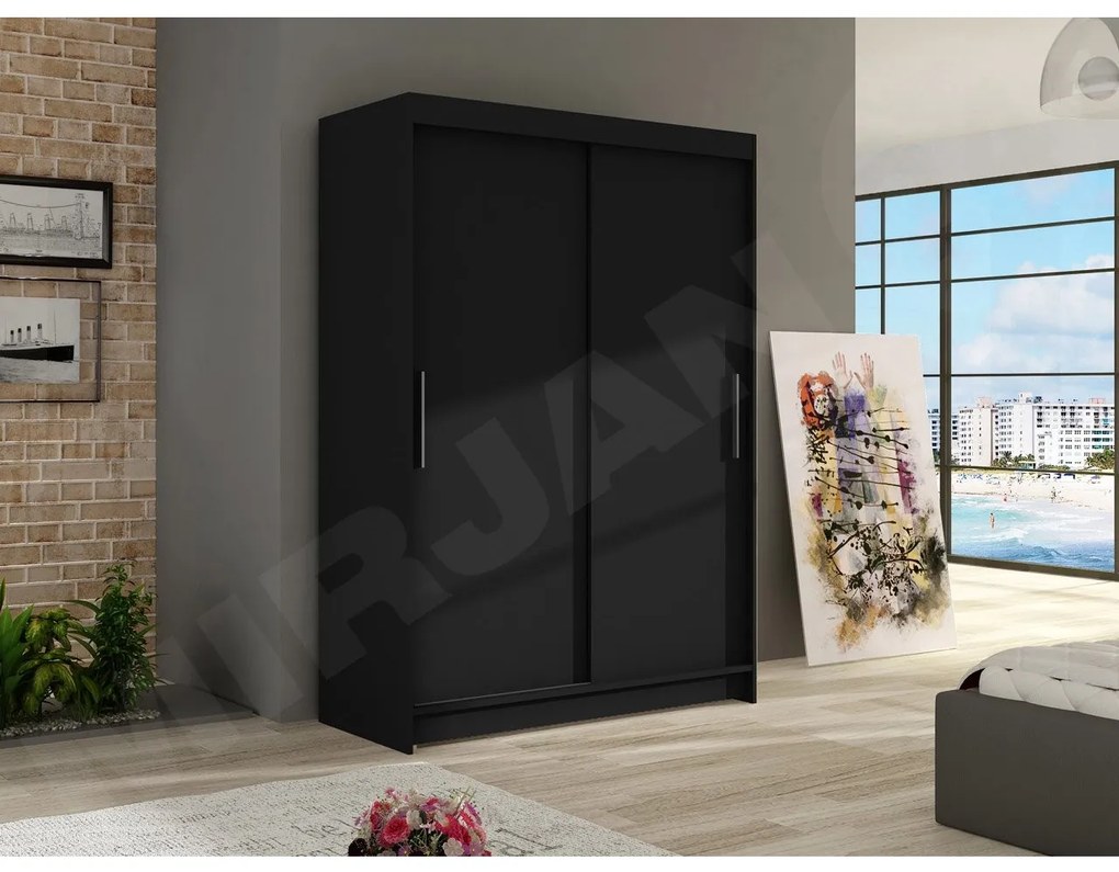 Skriňa Miami I, Farby: choco, Osvetlenie: osvetlenie LED RGB - farebné
