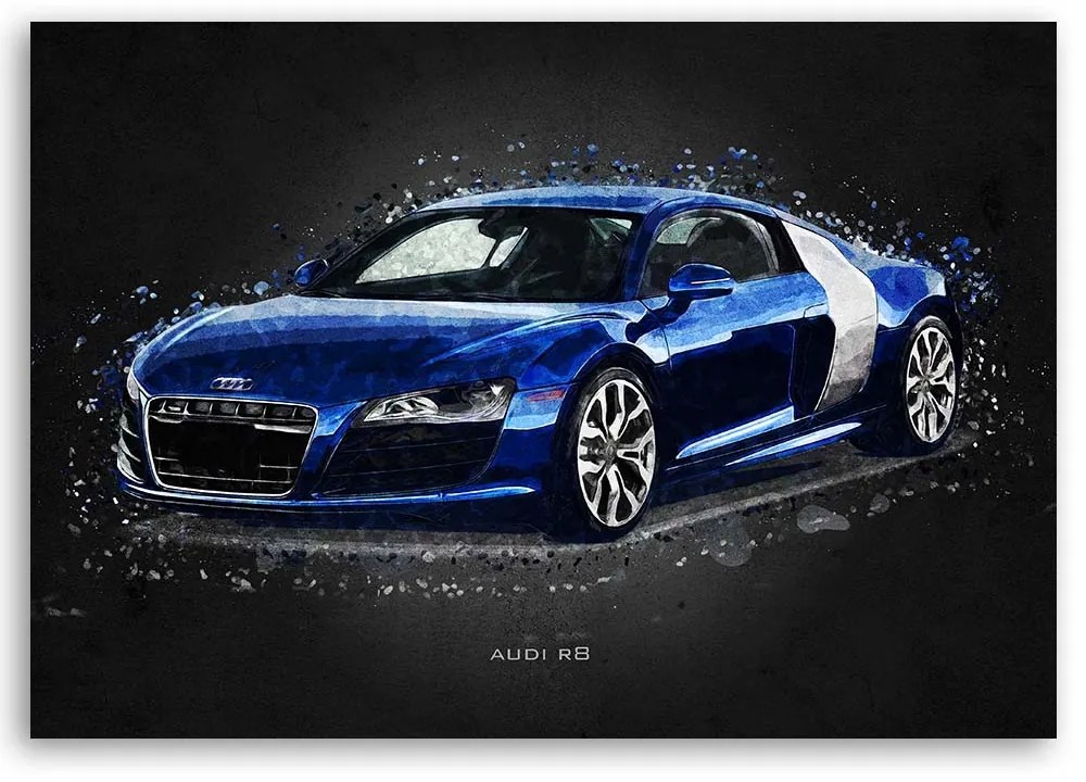 Gario Obraz na plátne Audi R8 - Gab Fernando Rozmery: 60 x 40 cm