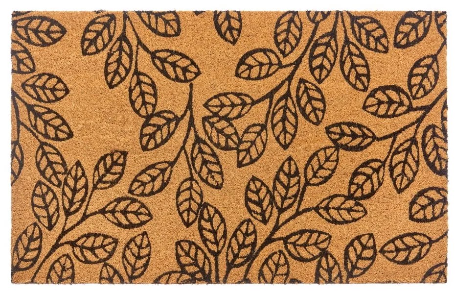 Rohožka z kokosového vlákna 75x45 cm Leafs - Hanse Home