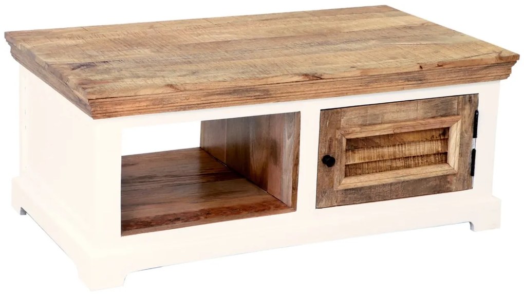 furniture-nabytek.cz - Rustikální konferenční stůl z dřeva manga 110x45x60