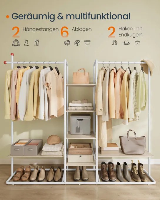 Otvorená šatníková skriňa RGR012K01