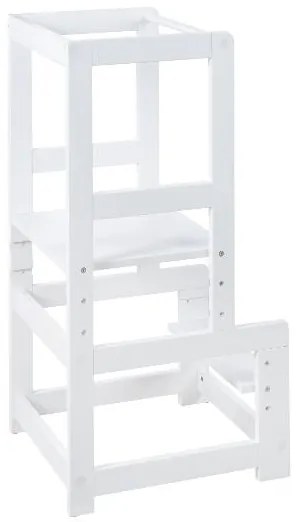roba Drevená vzdelávacia Montessori veža (biela) (100359194)