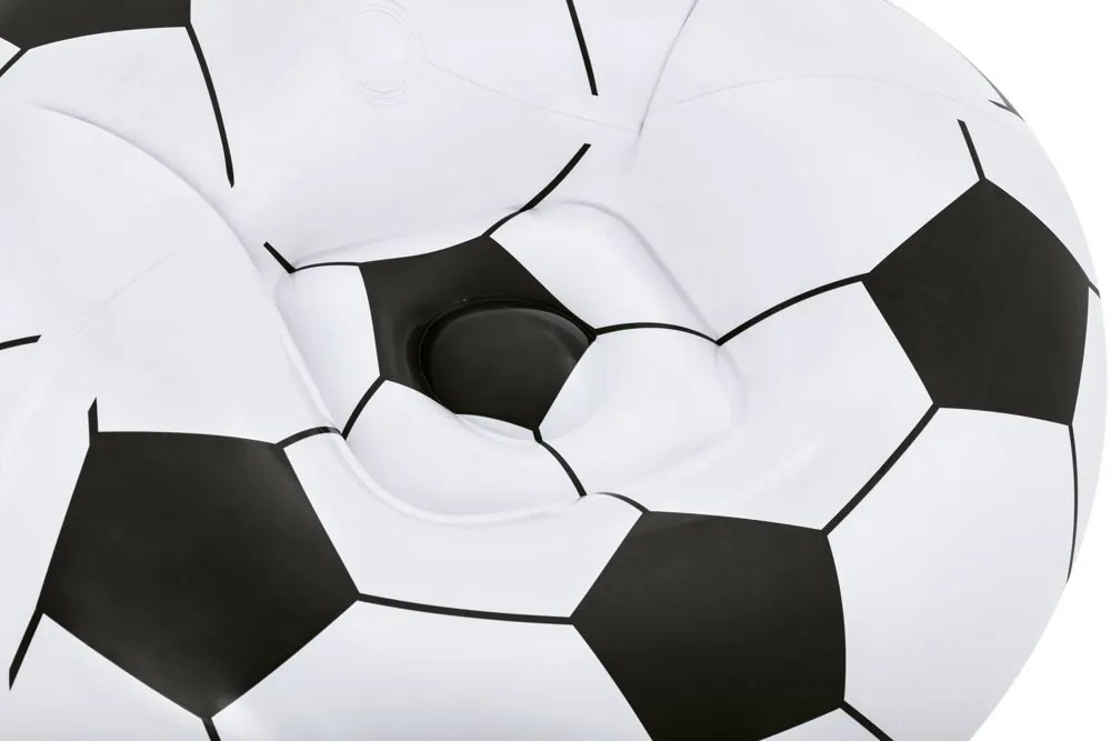 Lean Toys Bestway nafukovacie kreslo – Futbalová lopta 75010