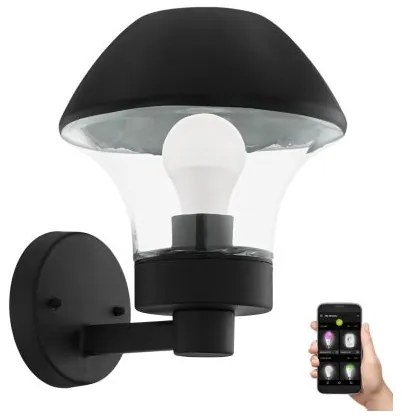 Eglo 33567 - LED stmievateľné vonkajšie nástenné svietidlo VERLUCCA-C 1xE27/9W/230V IP44