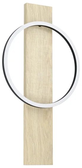 Eglo 901715 - LED Nástenné svietidlo BOYAL LED/12W/230V 3000K béžová/čierna