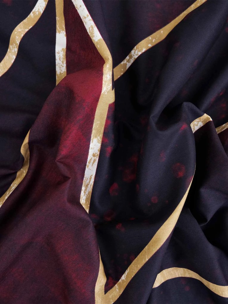 Francúzske bavlnené obliečky Renforcé – Marco vínové