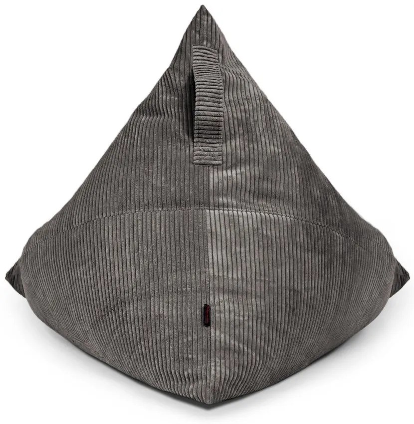 Čierny menčestrový sedací vak Razz – SLOWDOWN