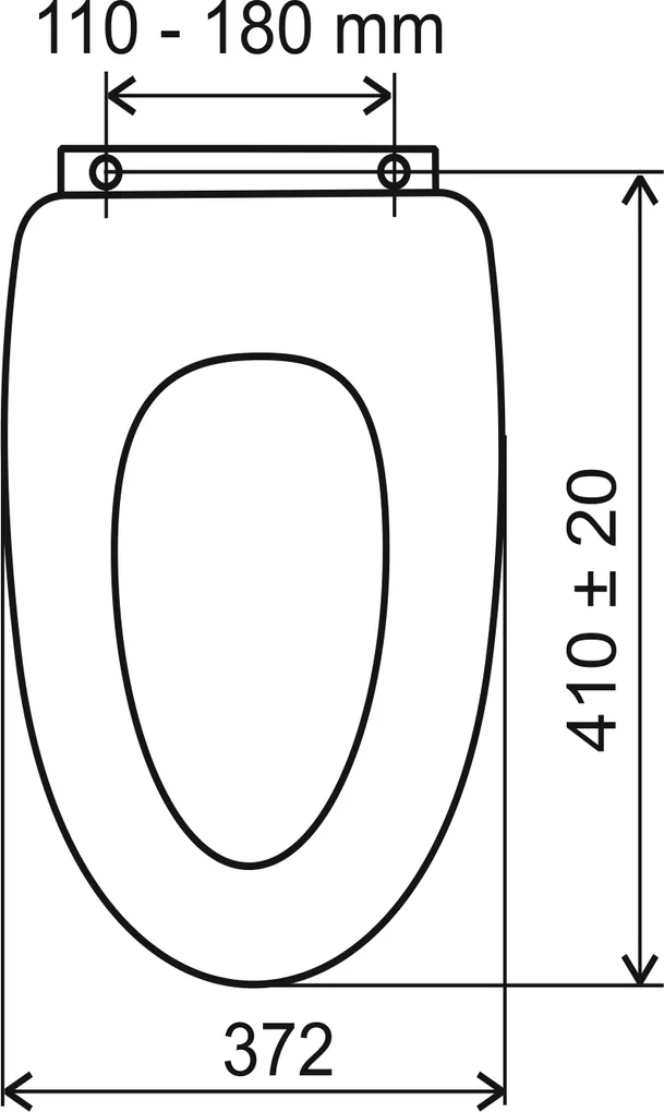 Novaservis - sedátko dyhované MDF, WC/ORECHLYRA