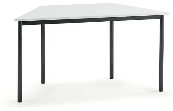 Stôl BORÅS TRAPETS, 1200x600x720 mm, laminát - biela, antracit