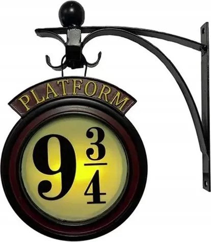 Nočná nástenná lampa Harry Potter Závesná Lampa Peron 9 a 3/4