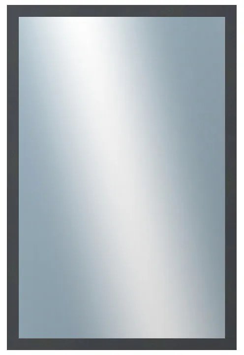 DANTIK - Zrkadlo v rámu, rozmer s rámom 40x60 cm z lišty KASETTE šedá (2758)