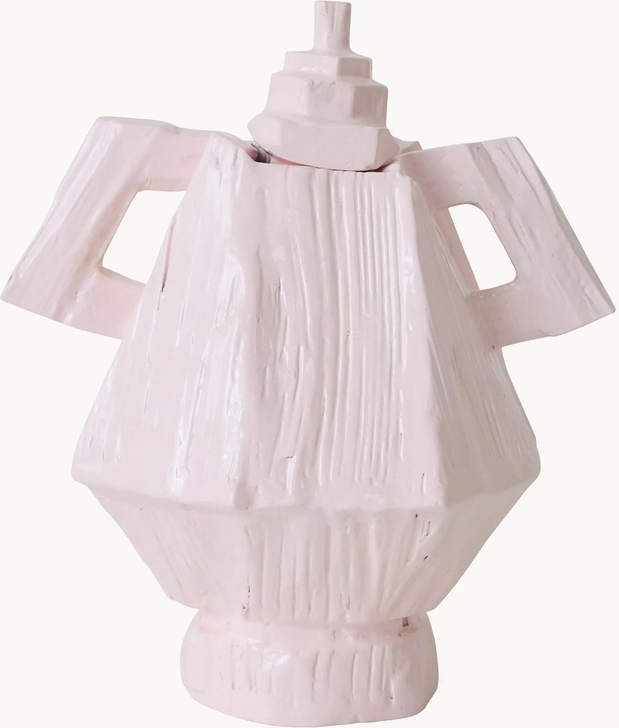 Drevená váza Amfora, V 38 cm