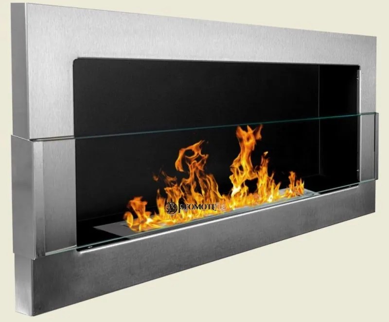 Závesný biokrb na stenu AIASA NEREZ SO SKLOM 90x40x12