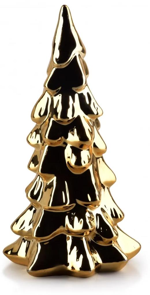 Figúrka vianočného stromčeka 19,7 cm SANTA LILA zlatá