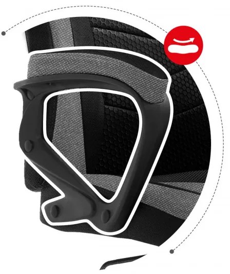 Herná stolička Force - 2.5 sivá mesh