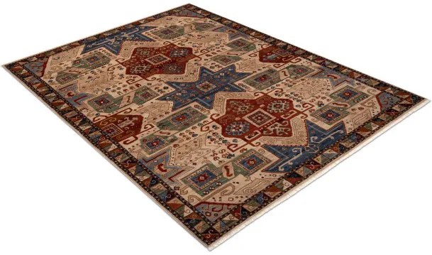 Koberec KESHAN, strapce 1250/53565 béžový / terakota