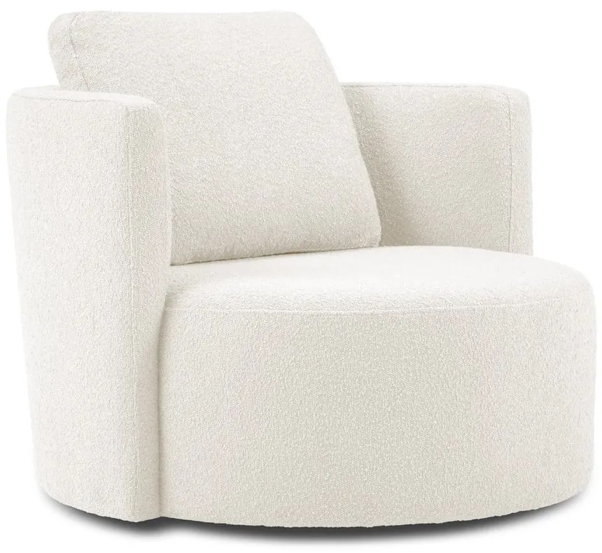 Biele otočné kreslo Interieurs 86 Nael