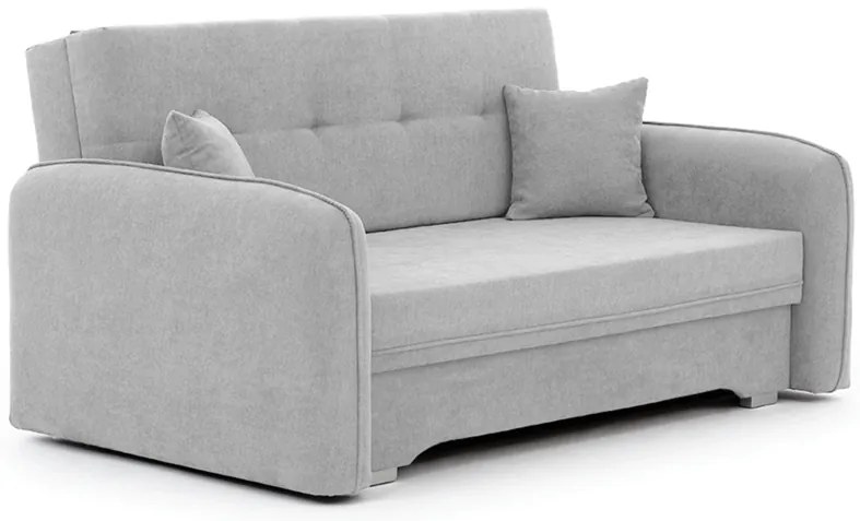 Rozkladacia 2-miestna pohovka LAINE, svetlosivá