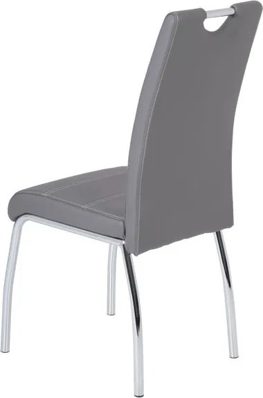 Jedálenská stolička Susi, šedá ekokoža