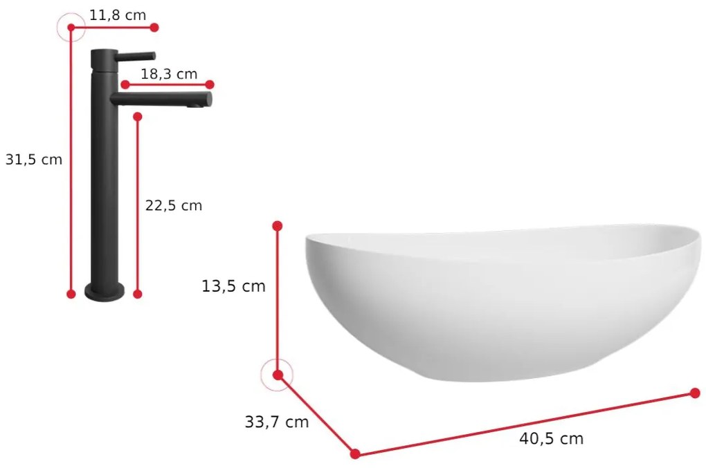 Kúpeľňová skrinka pod umývadlo LOREL - čierna / nie